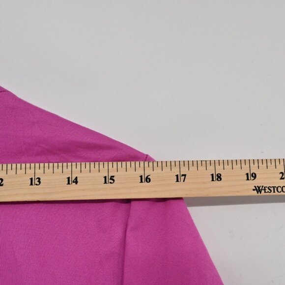 Vtg BOB MACKIE Jacket Womens Size S Pink Grommet Studded 3/4 Sleeve Full Zip 90s - Picture 14 of 14